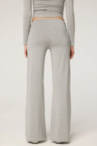 Half-Zip Crop Top & Flare Pants Co-ord Set