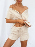 Solid Color Shirt Fashion Casual Suit