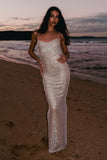 Asymmetrical Sleeveless Backless Bodycon MaxiDress