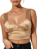 Sexy Slim Tank Top Camisole mit tiefem Ausschnitt