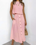 Casual two piece suit