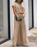 Solid Color Leisure Suit