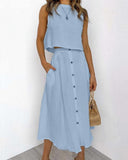 Casual two piece suit