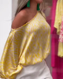 Loose Round Neck Coat Flared Pants Suit